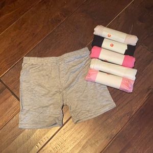 6 Pack Girls Bike Shorts